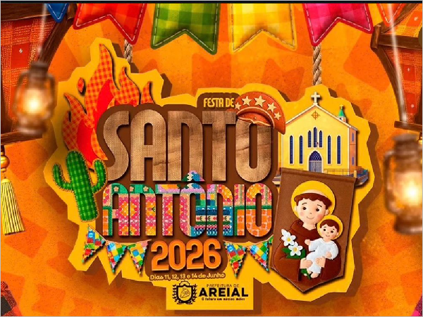 Programação do Santo Antônio é lançada oficialmente em Areial